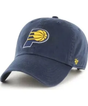 '47 Men's NBA Indiana Pacers Team Logo Clean Up Adjustable Hat