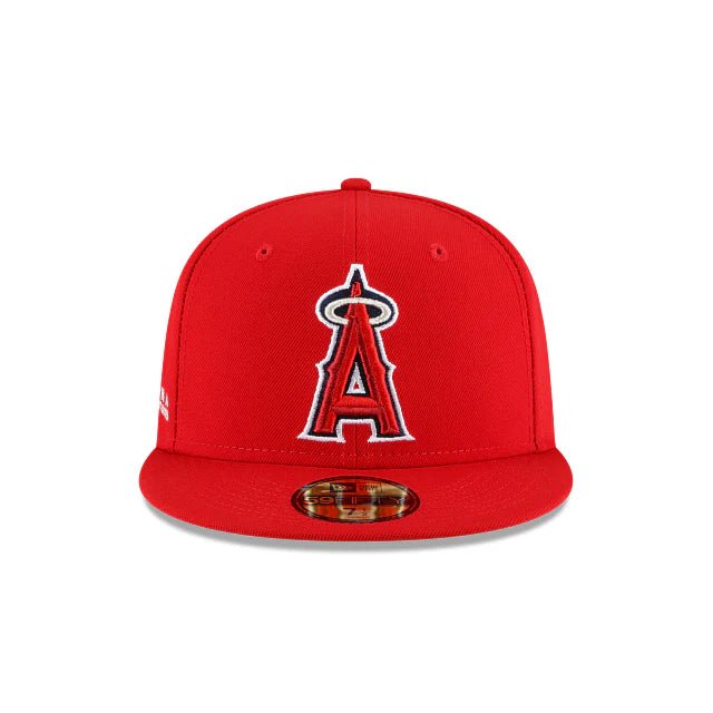 [60194093] Los Angeles Angels Alpha Industry Red 59FIFTY Mens Fitted Hat