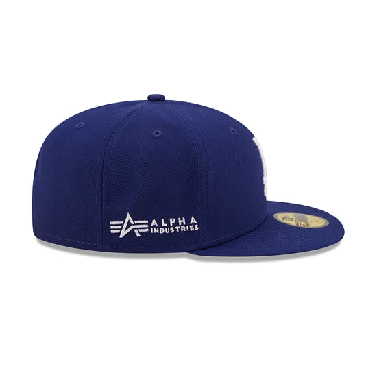 [60194096] Los Angeles Dodgers Alpha Industry Blue 59FIFTY Mens Fitted Hat