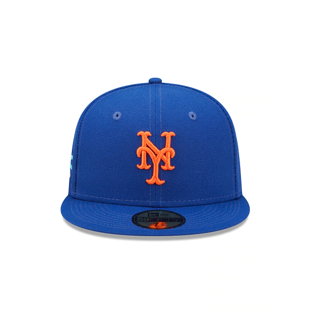 [60243754] New York Mets Cloud Icon Blue 59FIFTY Mens Fitted Hat