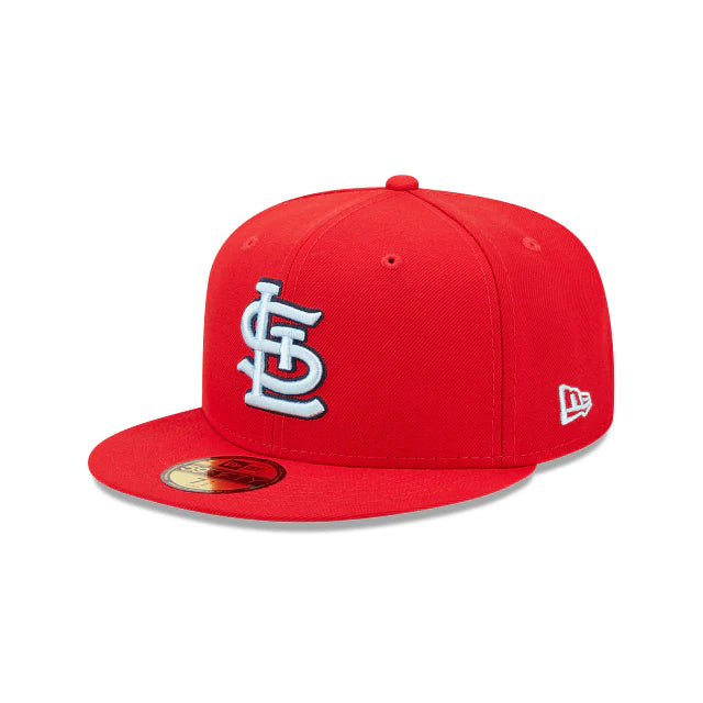 [60243780] St. Louis Cardinals 11 WS Cloud Under Red 59FIFTY Mens Fitted Hat