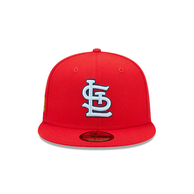 [60243780] St. Louis Cardinals 11 WS Cloud Under Red 59FIFTY Mens Fitted Hat