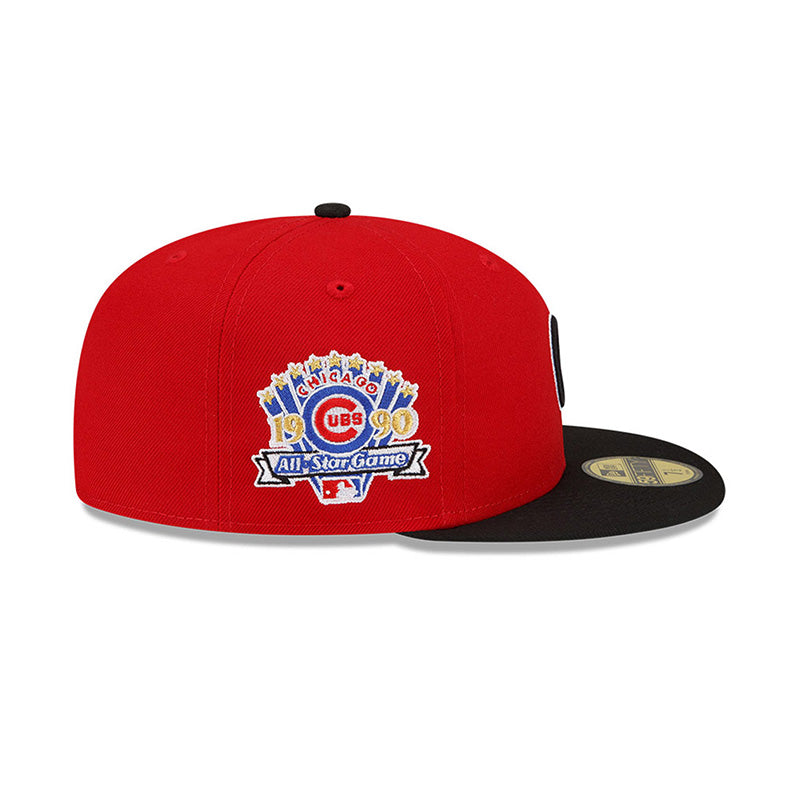 [60293463] NE X JD Chicago Cubs 90 ASG Red 59FIFTY Mens Fitted Hat