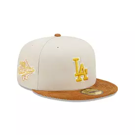 [60296381] Los Angeles Dodgers 88 WS Corduroy Black 59FIFTY Mens Fitted Hat