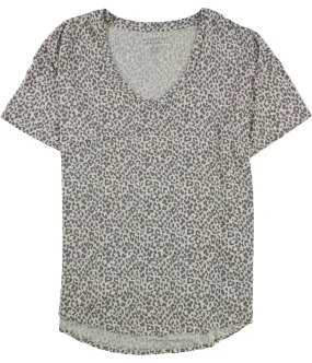 American Eagle Womens Leopard Basic T-Shirt