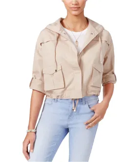 American Rag Womens Cargo Cropped Jacket