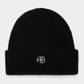 ANINE BING Elia Beanie Hat - Black