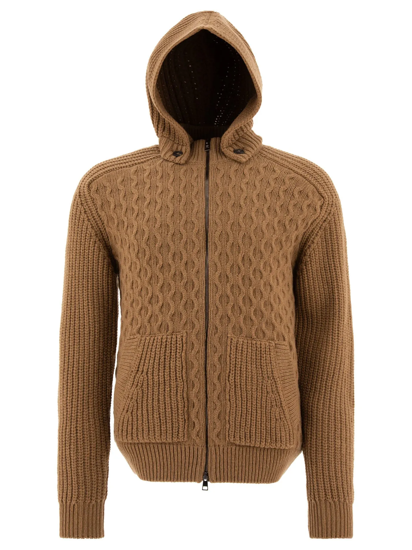 ASPEN HOODED SWEATER WITH ZIPPER