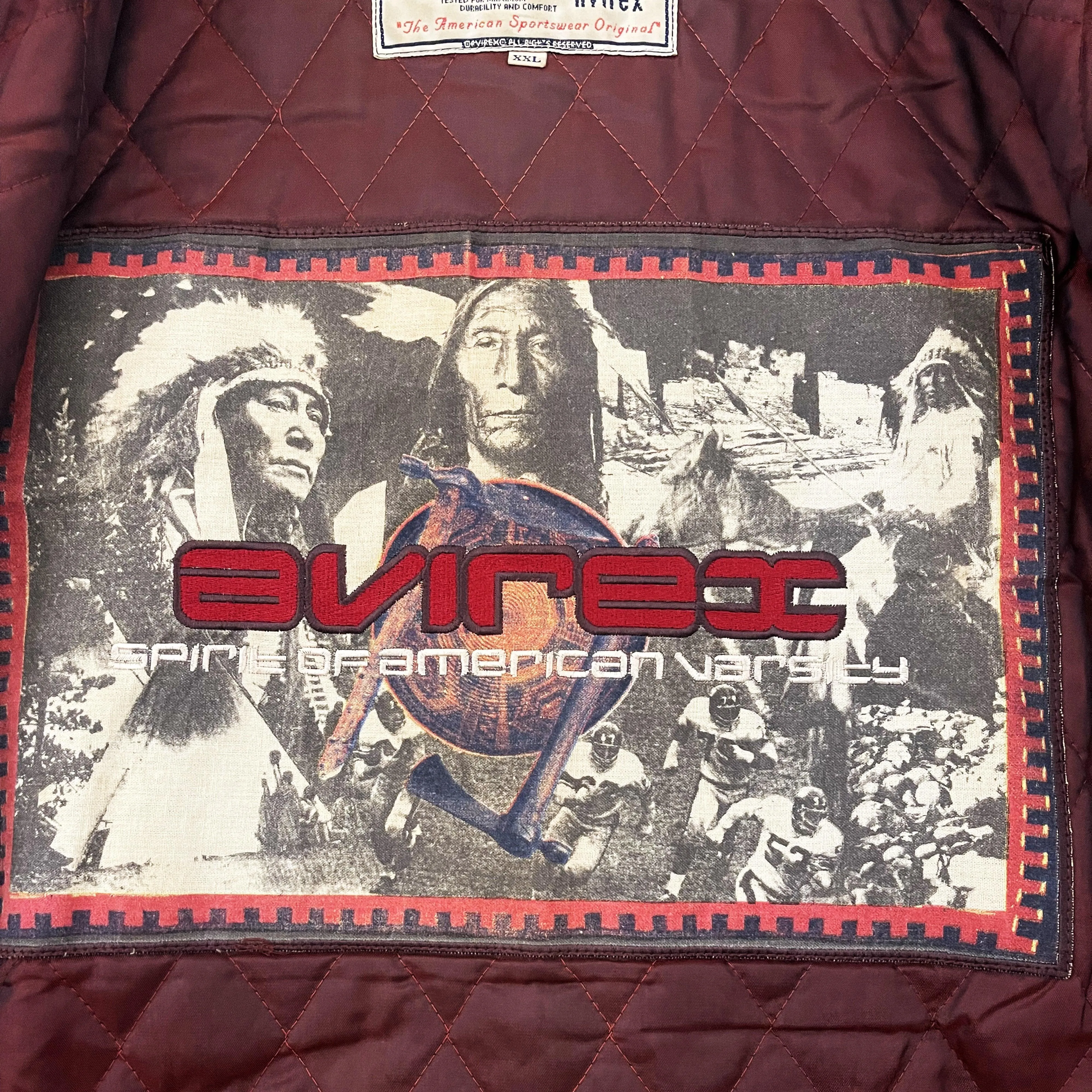 Avirex Leather Varsity Jacket