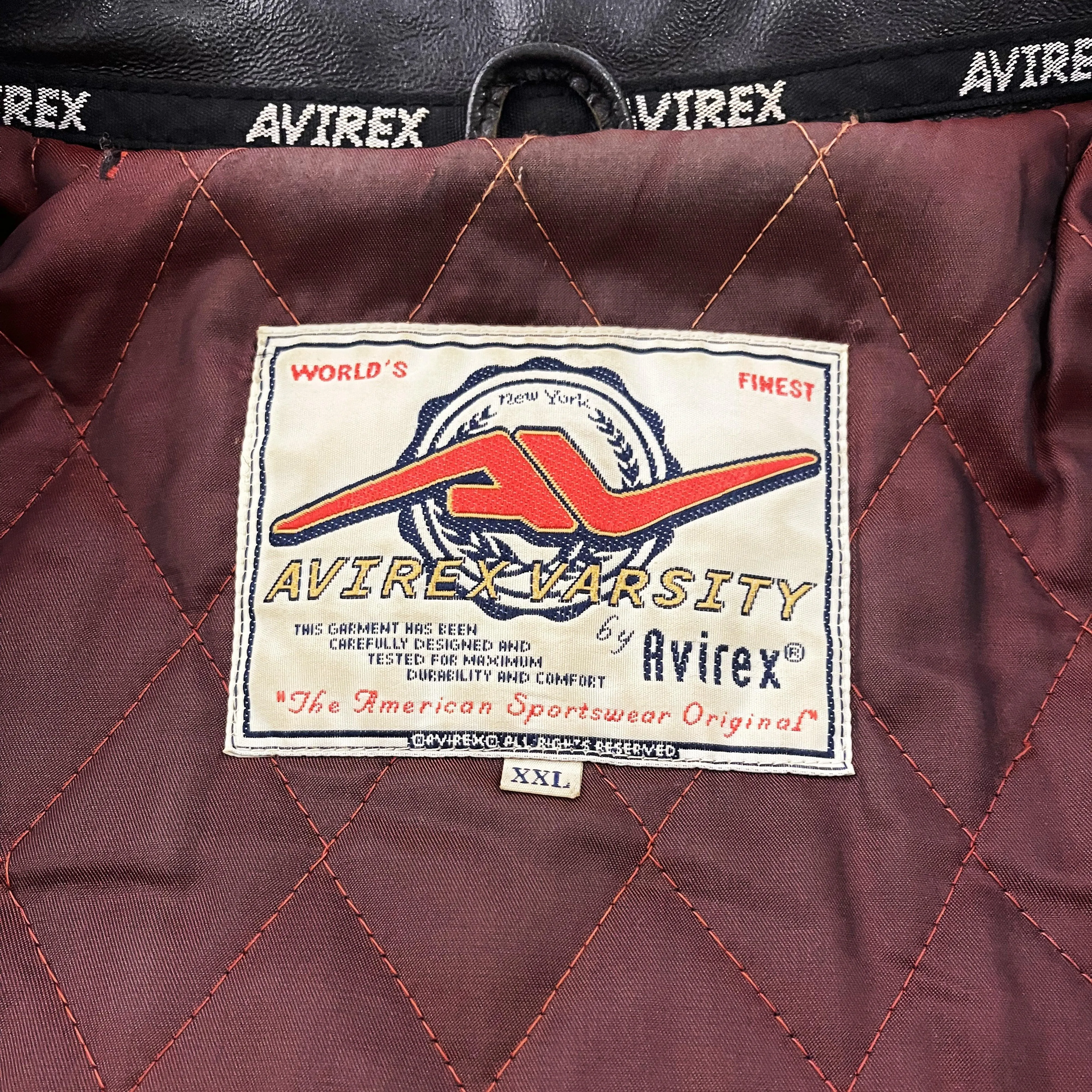 Avirex Leather Varsity Jacket