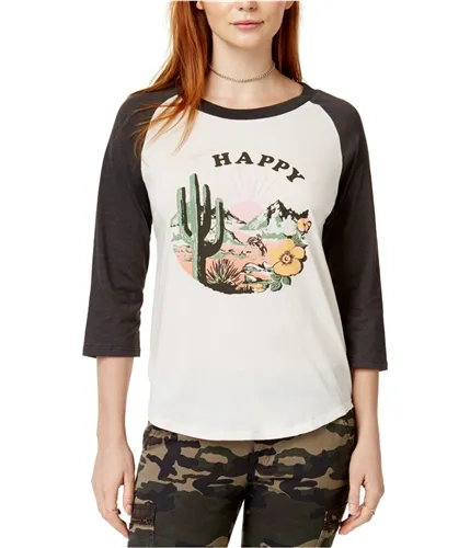 Ban.Do Womens Happy Graphic T-Shirt