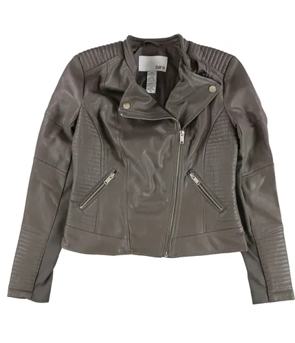 Bar Iii Womens Fauxz Leather Motorcycle Jacket