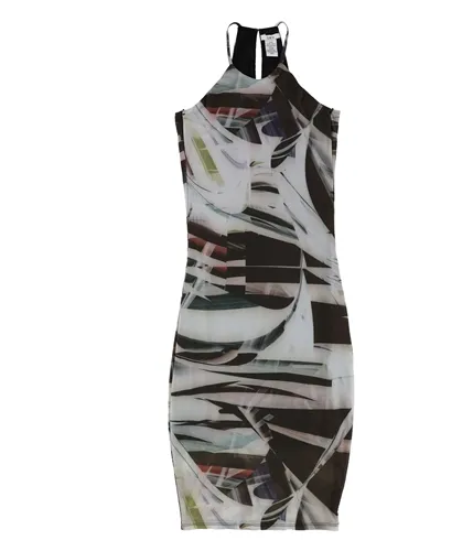 Bar Iii Womens Printed Bodycon Dress