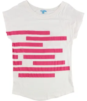 Bdg Womens Pink Stripped Basic T-Shirt