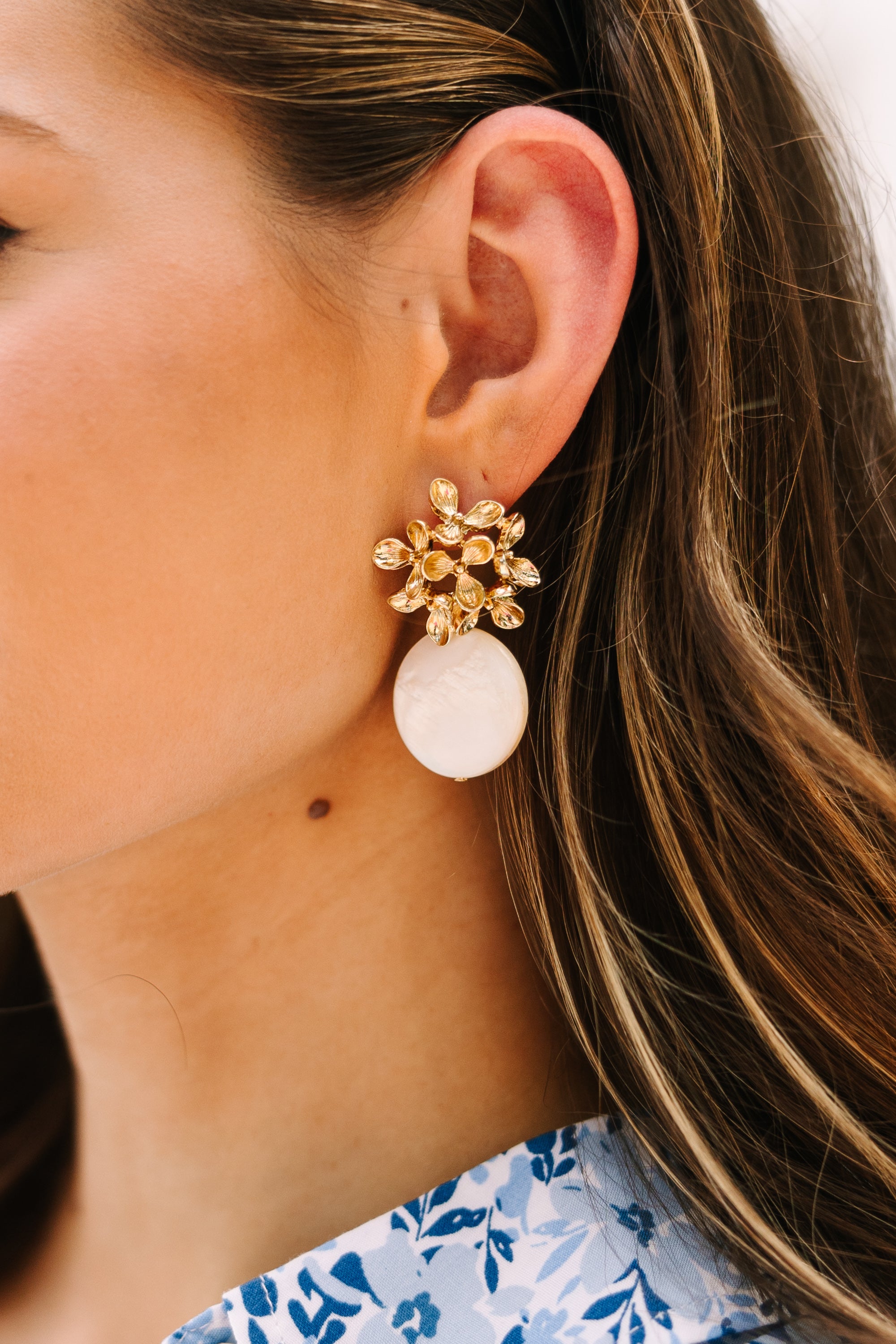 Bohemian Gemme: Julie Cluster Earrings