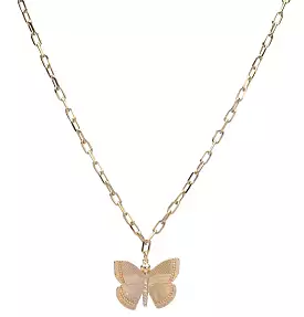 Bracha Pure Spirit Butterfly Necklace