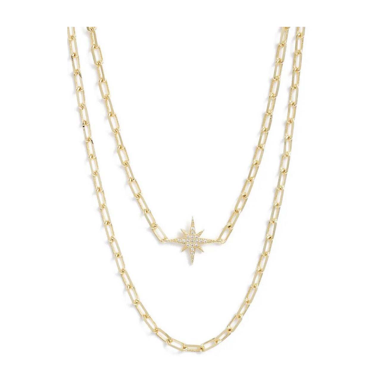 Bracha Starburst Layered Necklace