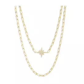 Bracha Starburst Layered Necklace