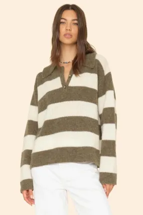 Brenton Sweater - Cream/Loden