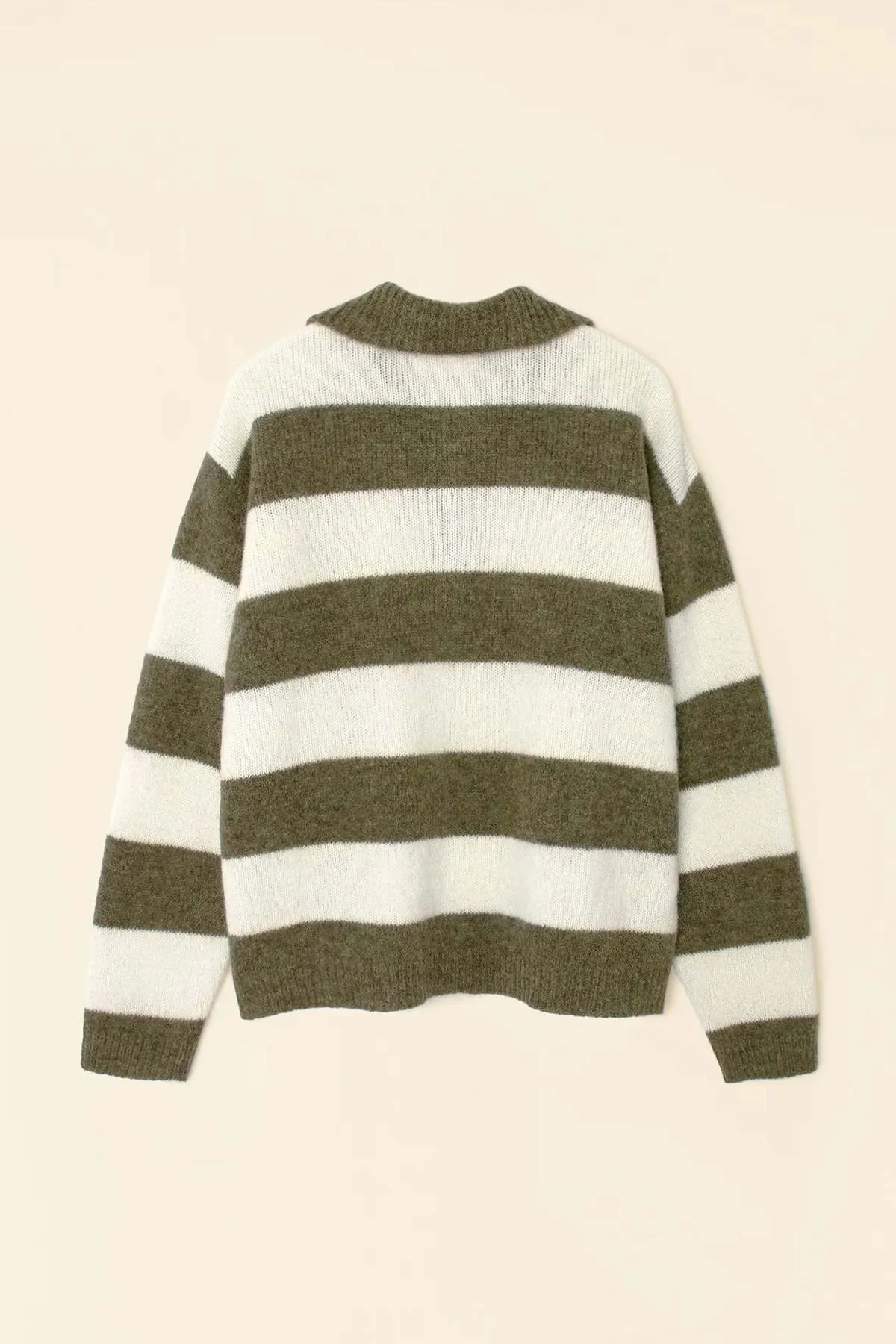 Brenton Sweater - Cream/Loden