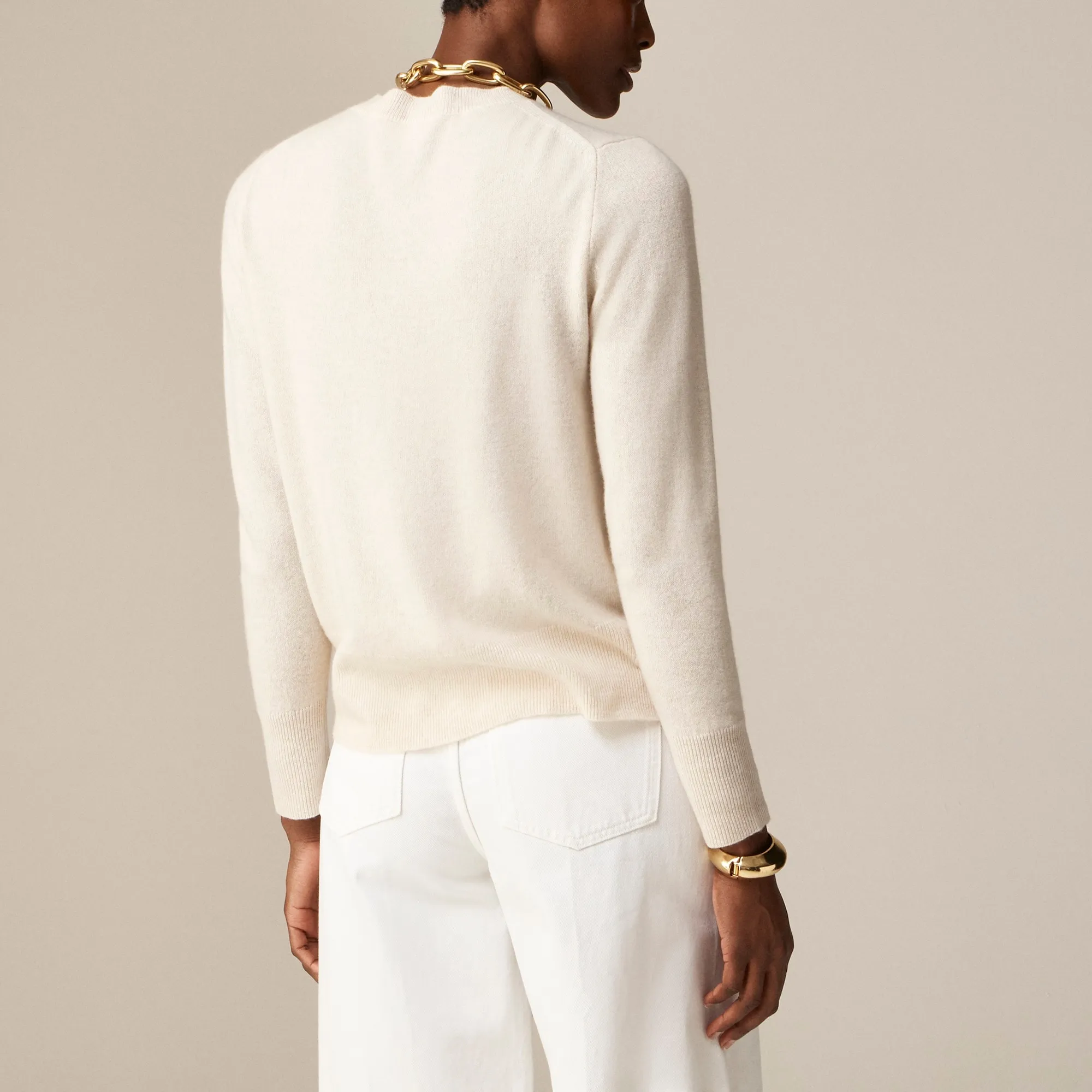 Cashmere classic-fit crewneck sweater