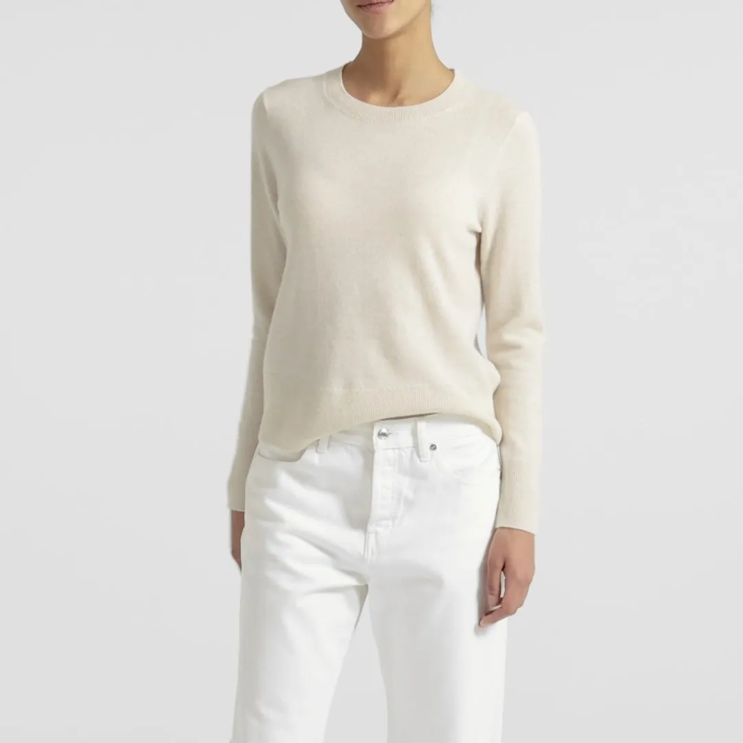 Cashmere classic-fit crewneck sweater