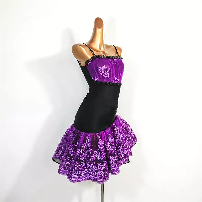 Chic Orchid Two Pieces Dance Outfit | ADL100