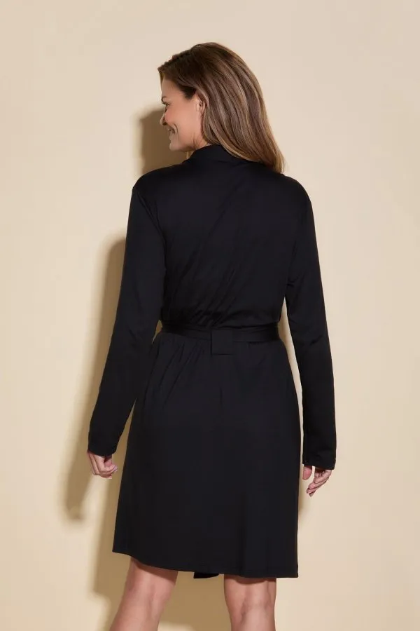 Cosabella Long Sleeve Robe with Pockets