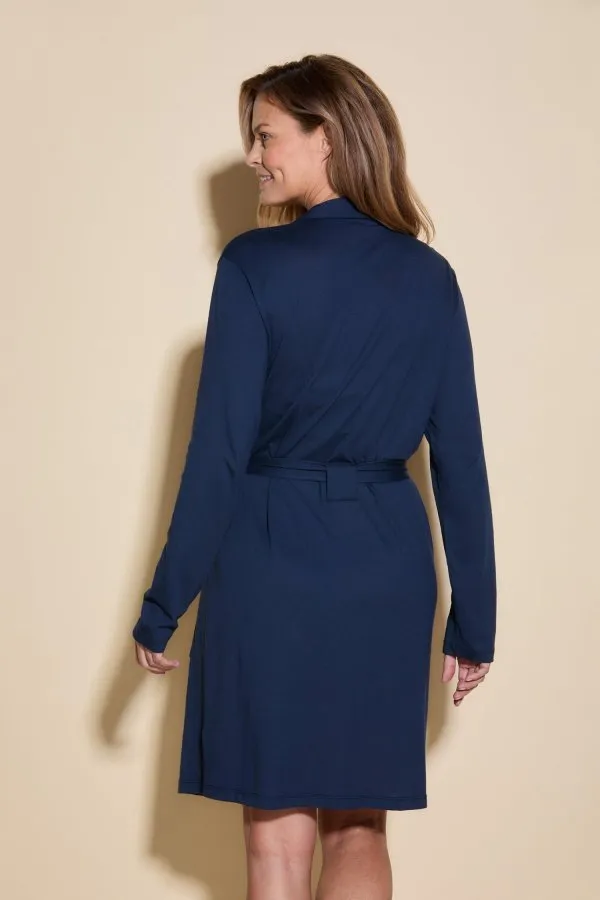 Cosabella Long Sleeve Robe with Pockets