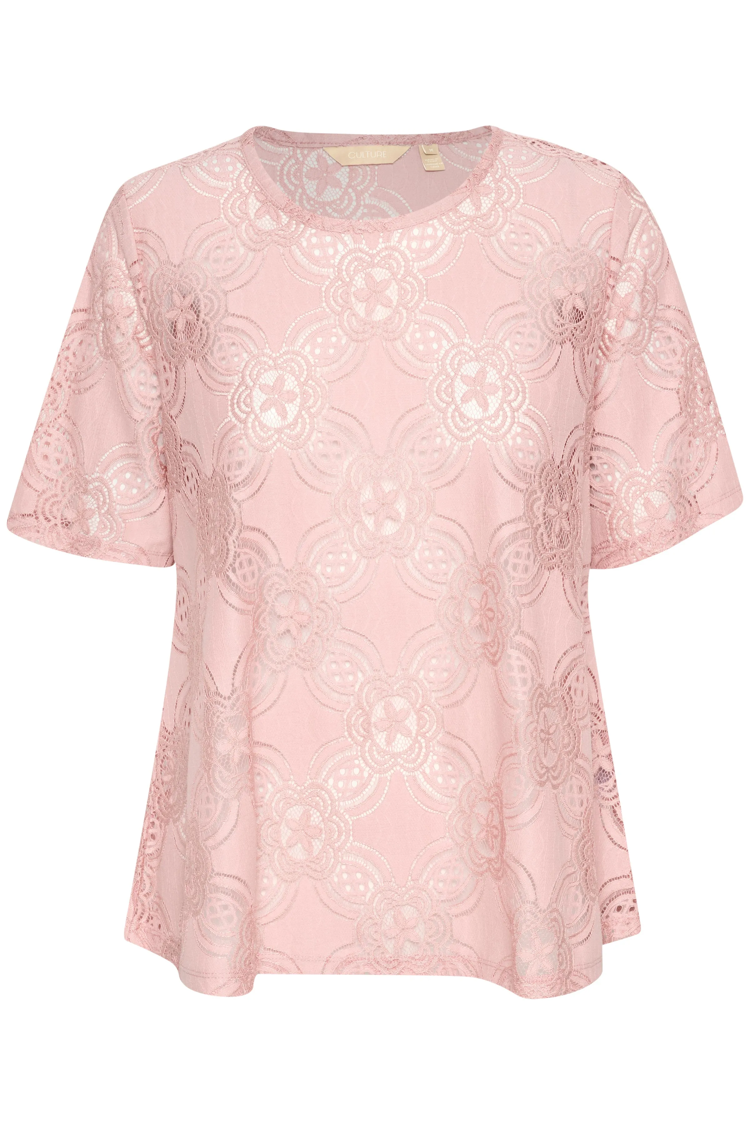 Culture CUHenriette Olu SS blouse pale mauve