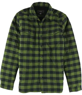 Dickies Mens Fleece Plaid Shirt Jacket