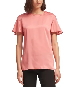 Dkny Womens Flutter-Sleeve Pullover Blouse, TW3