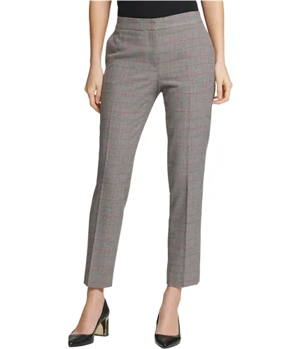 Dkny Womens Houndstooth Casual Trouser Pants