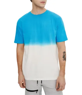 Elevenparis Mens Dip-Dye Graphic T-Shirt