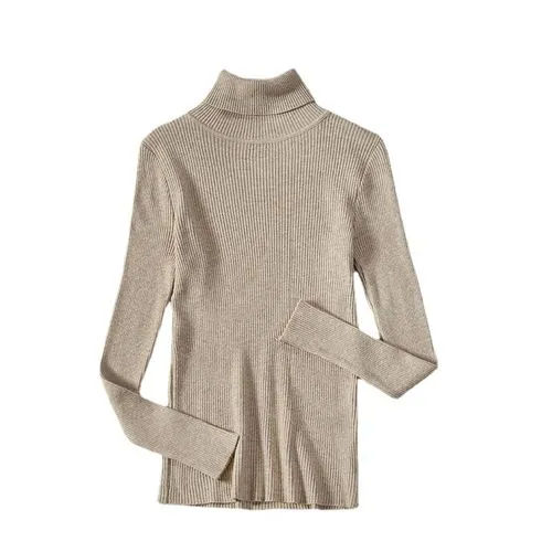 Fashion Solid Color Sweaters & Cardigans Polyacrylonitrile Fiber Patchwork Sweater Tops