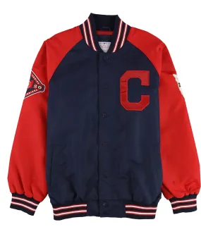 G-Iii Sports Mens World Series Cleveland Indians Varsity Jacket