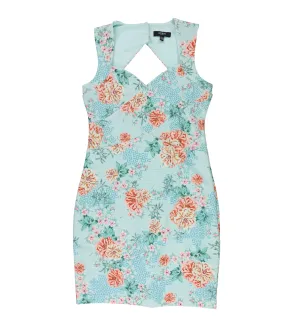 Guess Womens Floral Bodycon Dress, TW2