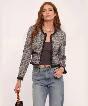 Heartloom Billie Jacket In Grey