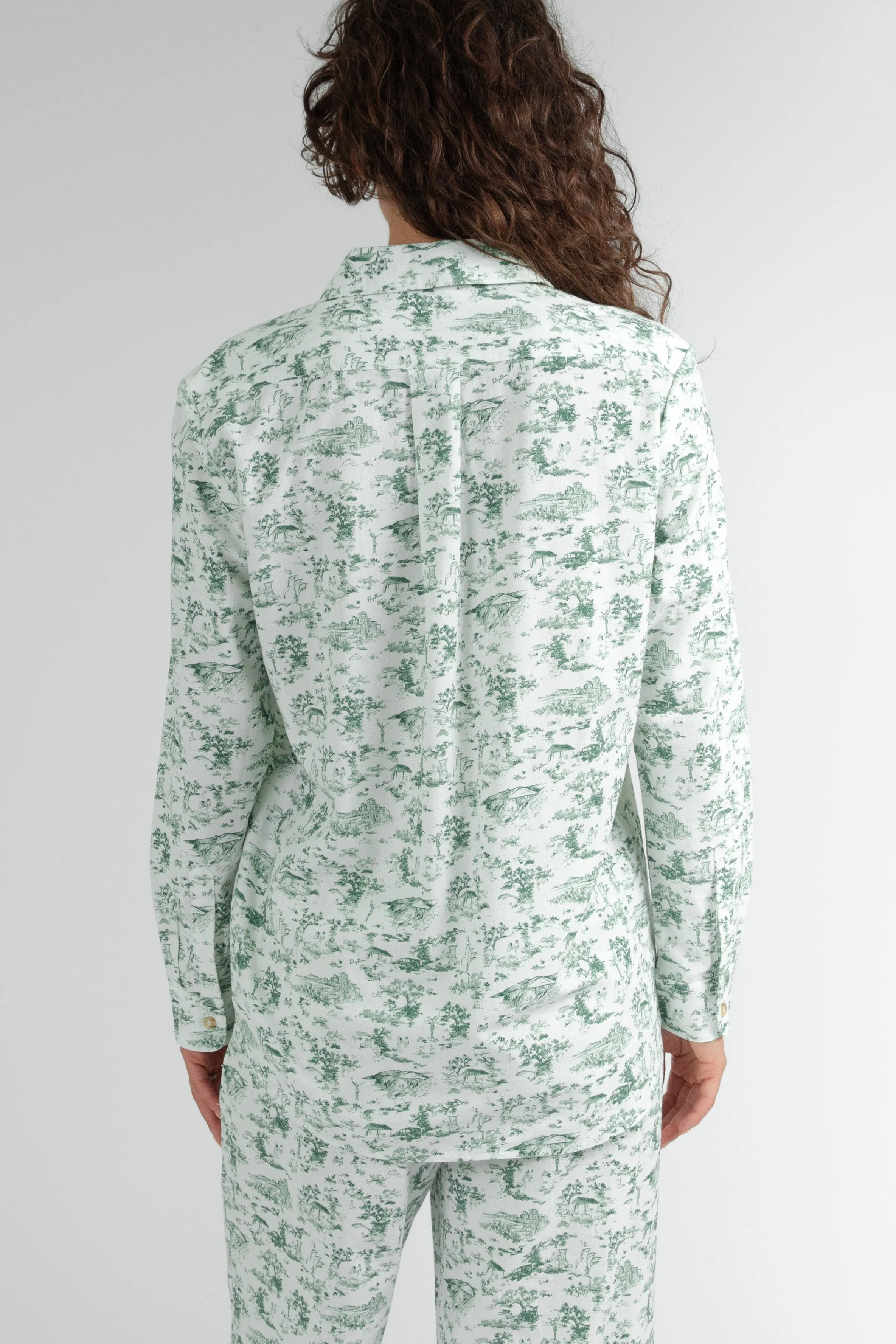 Holiday Pajama Shirt Green