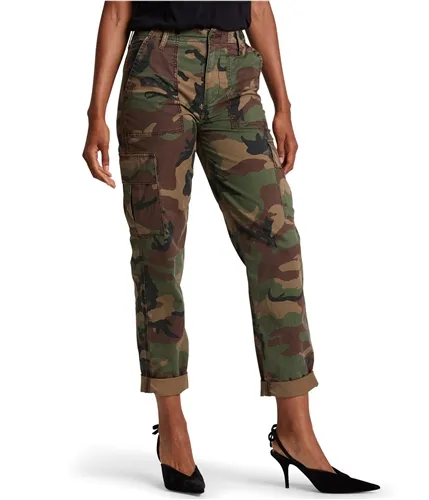 Hudson Womens Camo Casual Cargo Pants