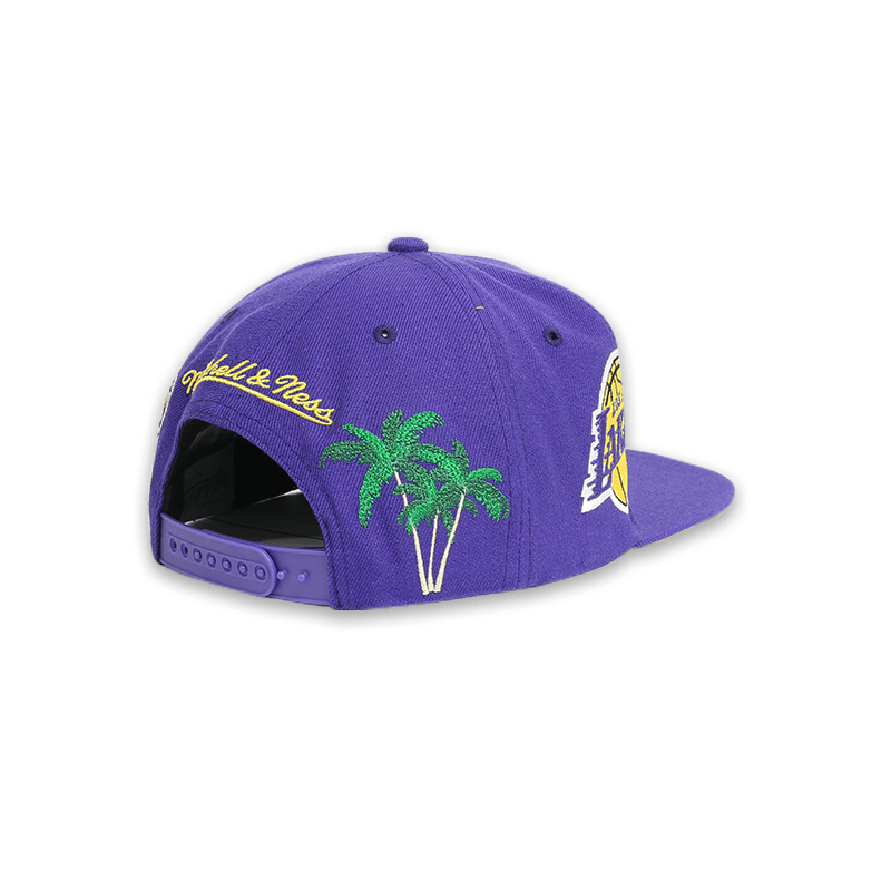 [JS19289PURPLE] LA Lakers Champ Patch Men's Snapback