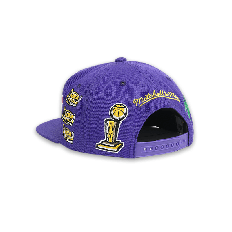 [JS19289PURPLE] LA Lakers Champ Patch Men's Snapback