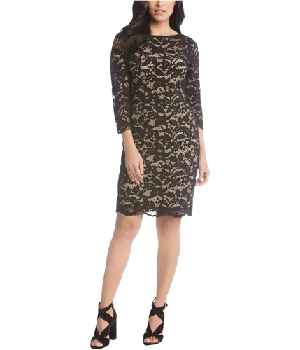 Karen Kane Womens Lace Sheath Dress