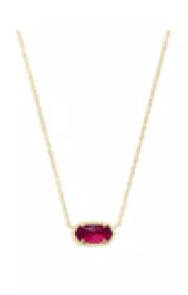 Kendra Scott Elisa Necklace Gold Berry Illusion