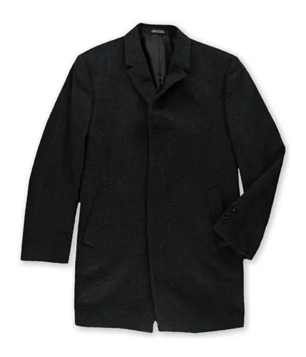 Kenneth Cole Mens Heathered Pea Coat