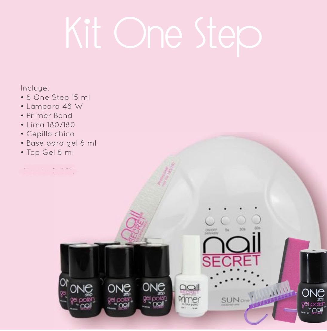 Kit Básico para aplicación de gel One Step