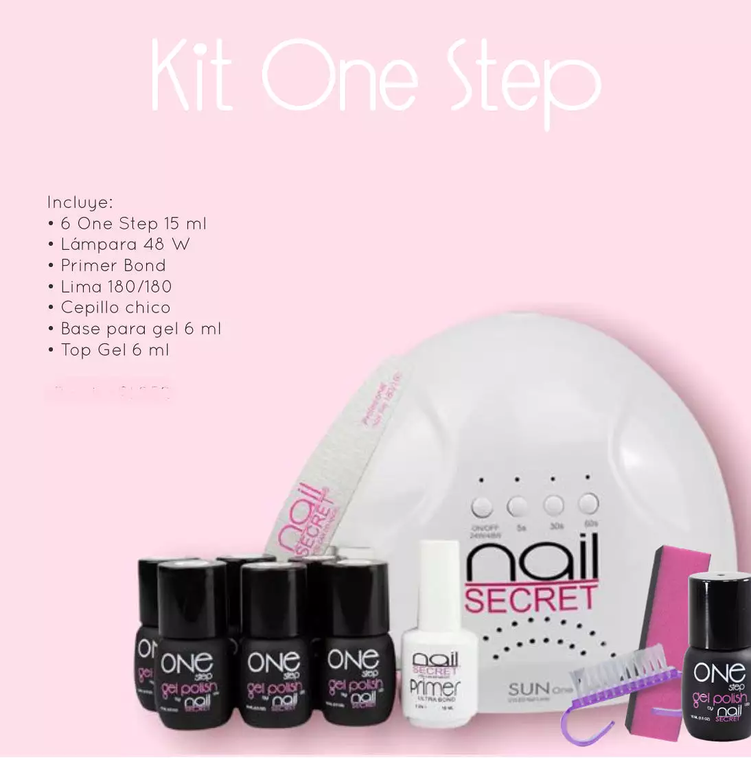 Kit Básico para aplicación de gel One Step