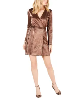 Leyden Womens Naomi Mini Wrap Dress