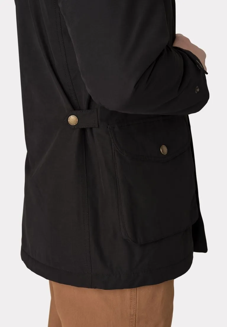 Matthews Black Half Length Waterproof Coat