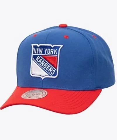 Mitchell & Ness Men's NHL New York Rangers All In 2.0 Pro Crown Adjustable Hat